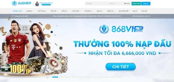 868h là nhà cái uy tín, nơi bạn có thể tận hưởng những trò chơi cá cược tuyệt vời