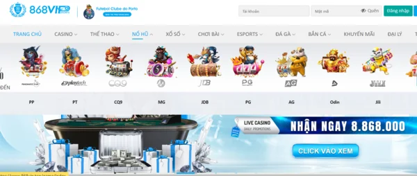 Đa dạng, đẹp mắt và hấp dẫn trong thiết kế game Nổ hũ 868H