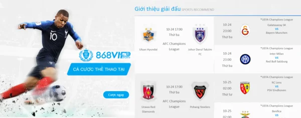 Giới thiệu cổng cược game online 868H