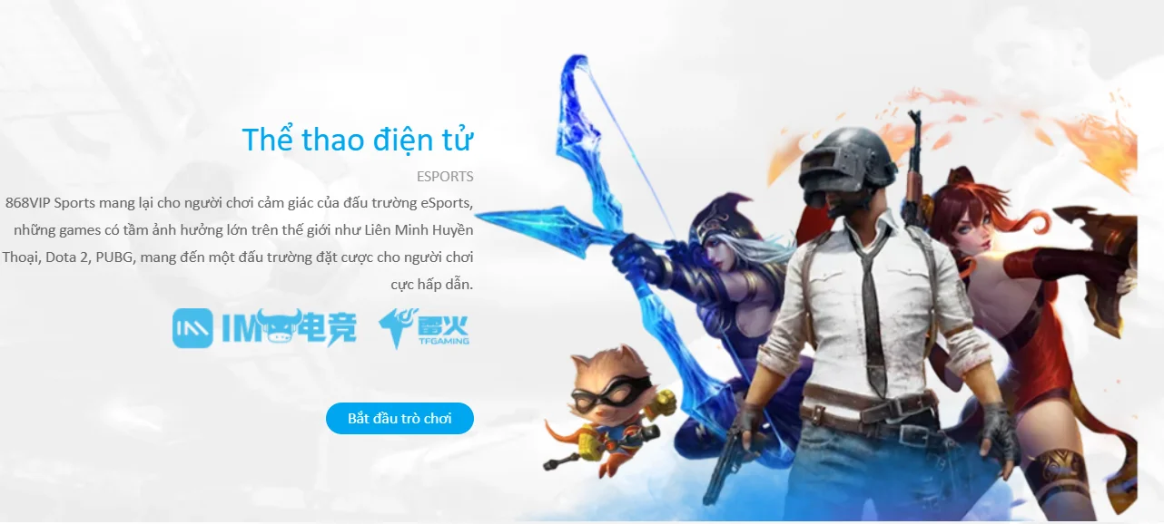 868h cung cấp các giải đấu Esport nổi tiếng nhất hành tinh