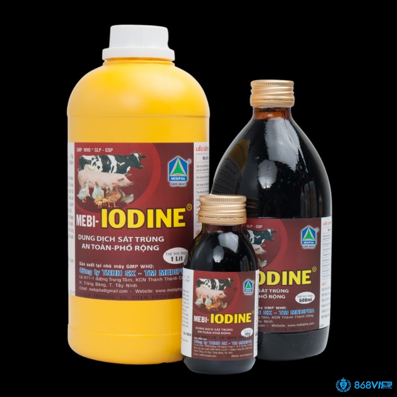 Vệ sinh chuồng trại bằng MEBI IODINE 1-2 lần 1 tuần