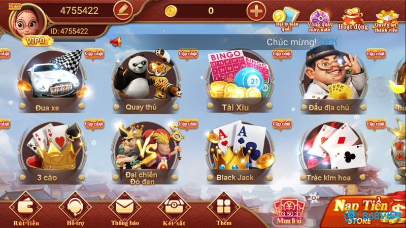 Web game cung cấp đa dạng trò chơi