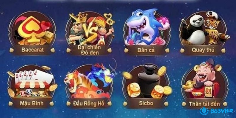 Web game cung cấp rất nhiều trò chơi bài đổi thưởng hàng đầu