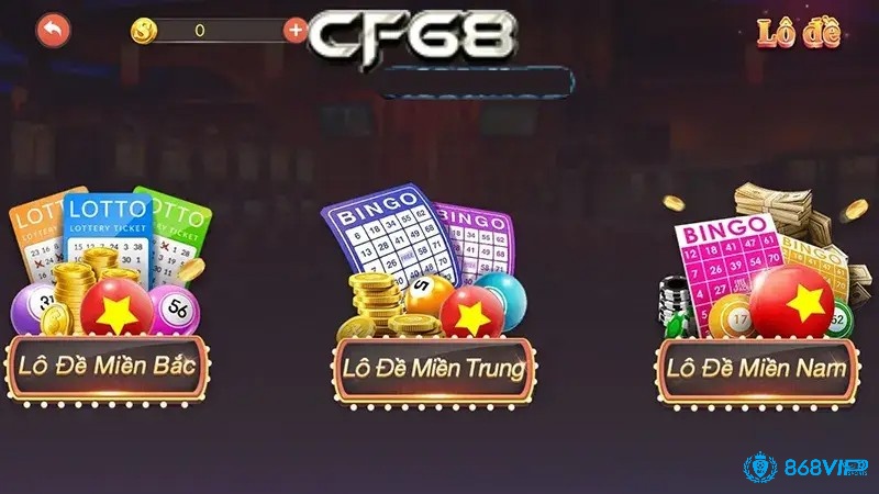 Giao diện xổ số tại web game hiển thị đơn giản và dễ hiểu