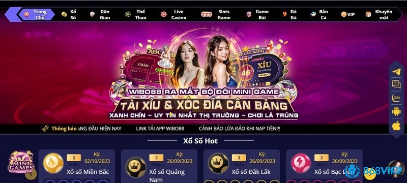 Wibo88 cung cấp hàng loạt tựa game bài nổi tiếng