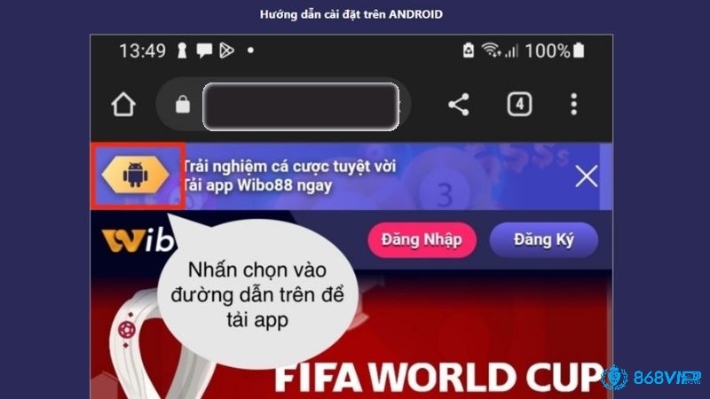 Chọn mục tải Wibo88