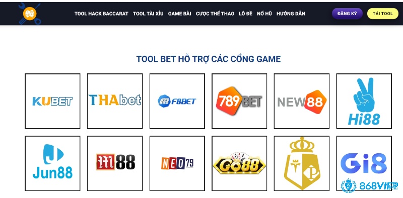 Tool Baccarat Toolbet.live được đông đảo anh em cược thủ tin dùng